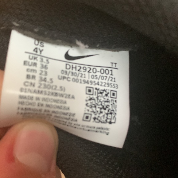 Black air force 1 US 4 youth - Picture 3 of 4